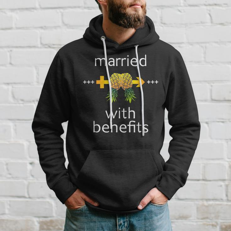Swingers Life Style Pineapple Married With Benefits Hoodie Gifts for Him