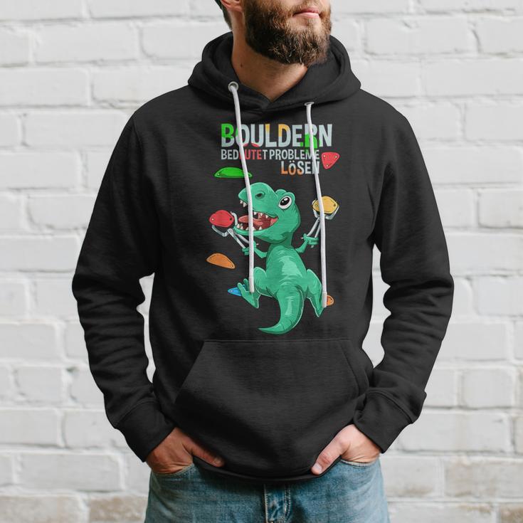 T-Rex Bouldering And Climbing Hoodie Geschenke für Ihn