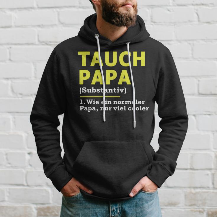 Tauch Papa Kapuzenpullover Geschenke für Ihn