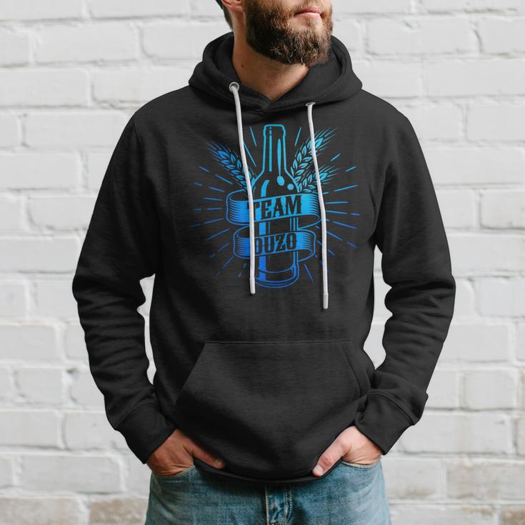 Team Ouzo Alcohol Greece Ouzo Schnapps Hoodie Geschenke für Ihn