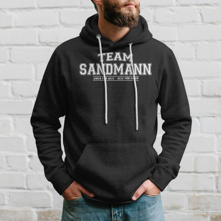 Team Sandmann Stolze Familie Surname Hoodie Geschenke für Ihn