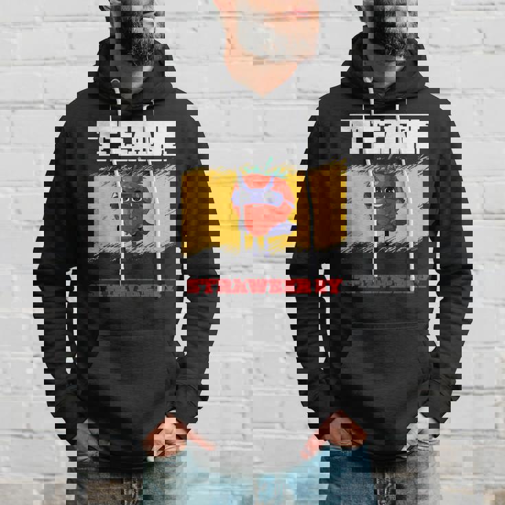 Team Strawberry Healthy Superhero Good Food Hoodie Gifts for Him