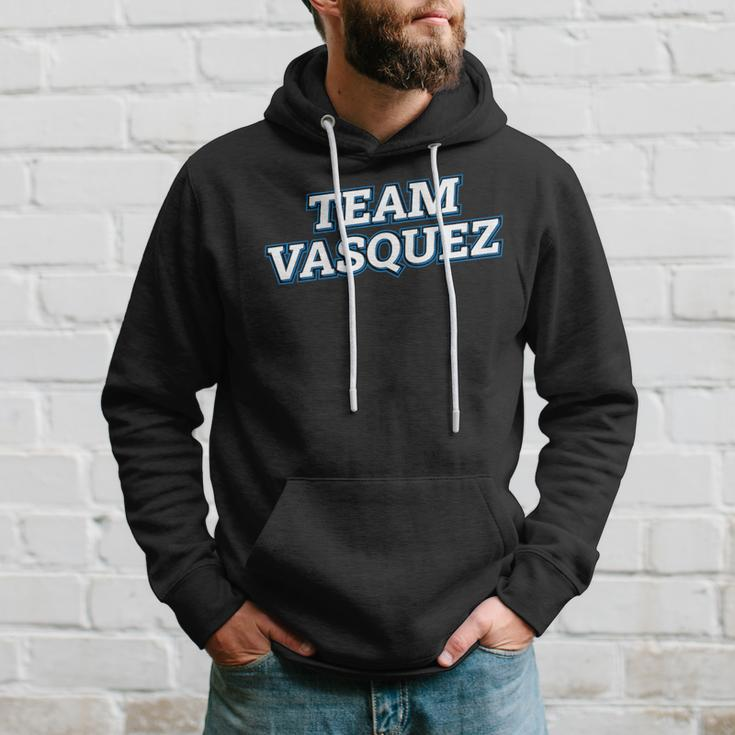 Team Vasquez Relatives Last Name Family Matching Hoodie Gifts for Him
