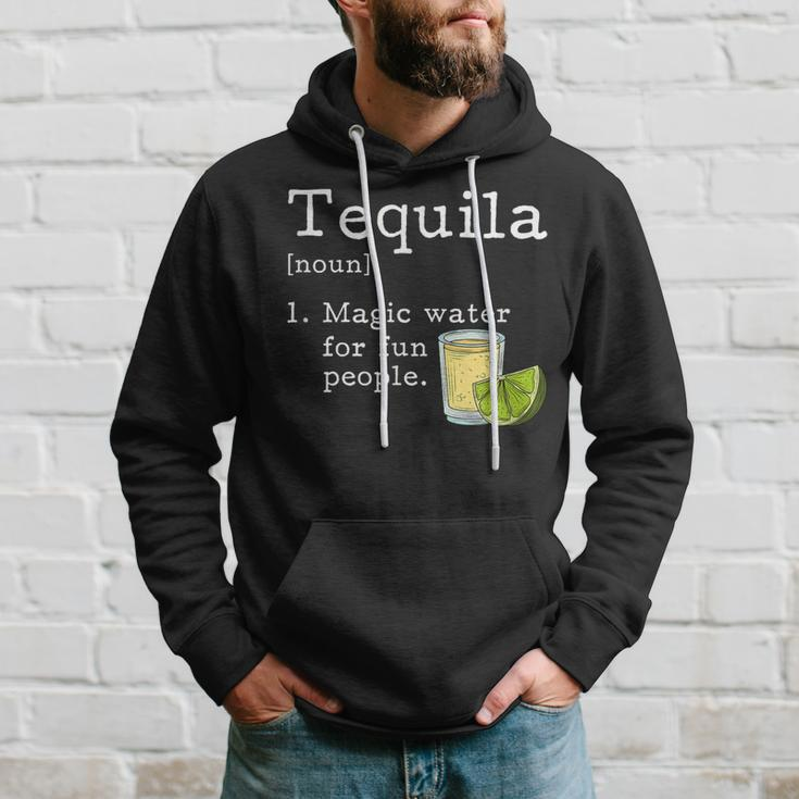 Tequila Definition Magic Water For Fun People Drinking Hoodie Gifts for Him