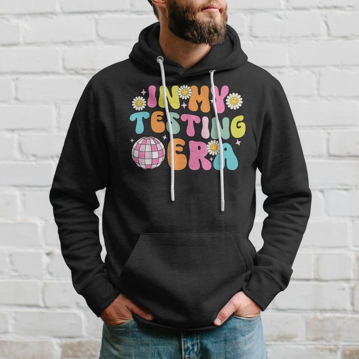 In My Testing Era Testing Day Retro Groovy Hoodie Gifts for Him