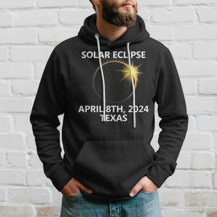 Texas Tx April Solar Eclipse 2024 Arlington Dallas Tyler Hoodie Gifts for Him