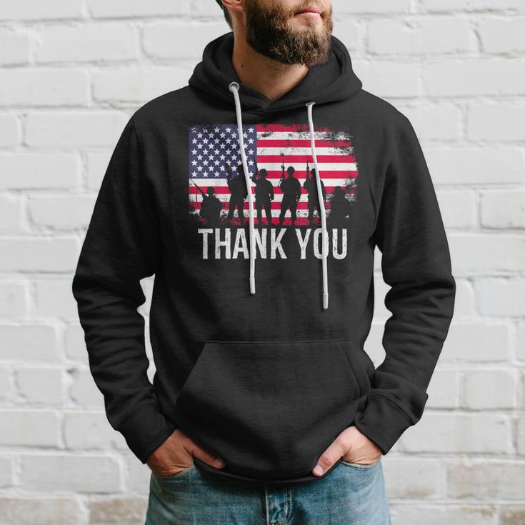 Thank You Us Flag Hoodie Gifts for Him