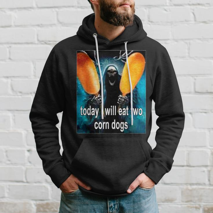 Today I Will Eat Two Corn Dogs Hoodie Gifts for Him