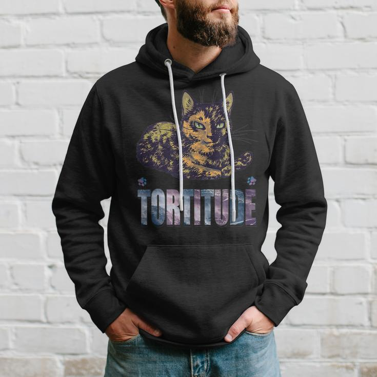 TortitudeCat Torties Are Feisty Tortoiseshell Hoodie Gifts for Him