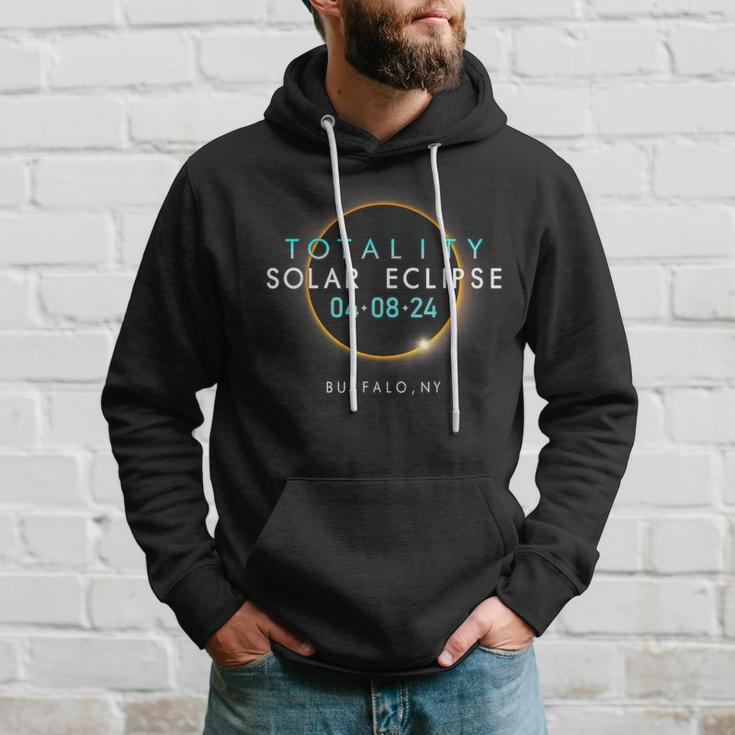 Total Solar Eclipse 04 08 2024 Buffalo New York Totality Hoodie Gifts for Him
