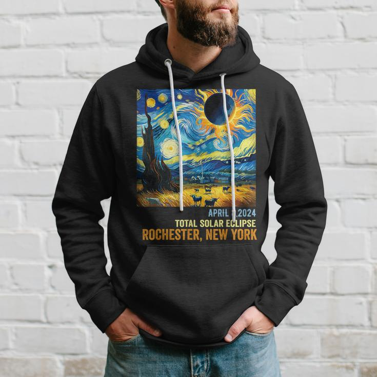 Total Solar Eclipse 04082024 Rochester New York Hoodie Gifts for Him