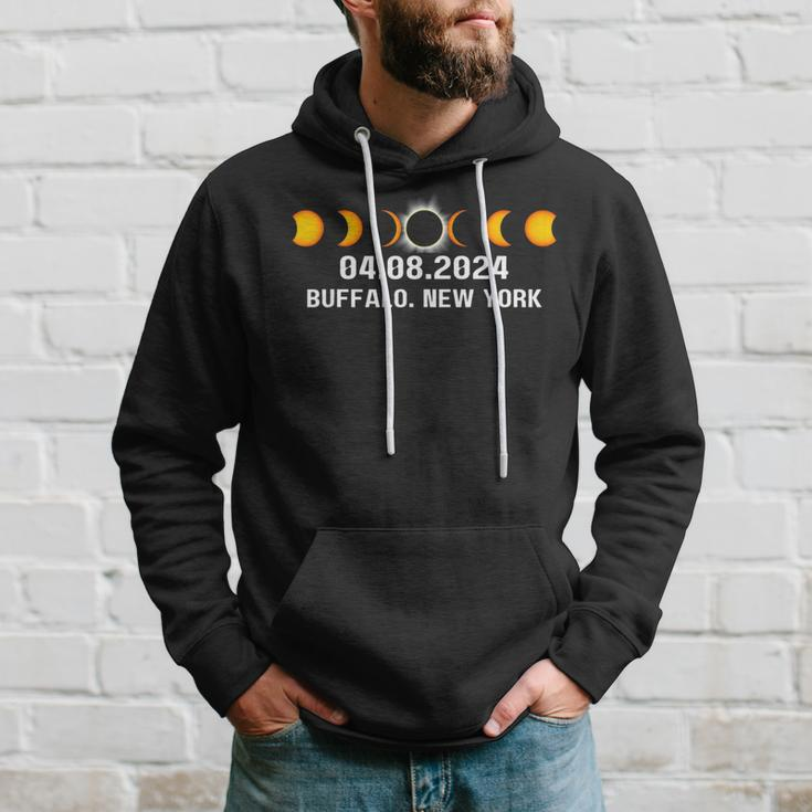 Total Solar Eclipse 2024 Buffalo New York April 8 2024 Hoodie Gifts for Him