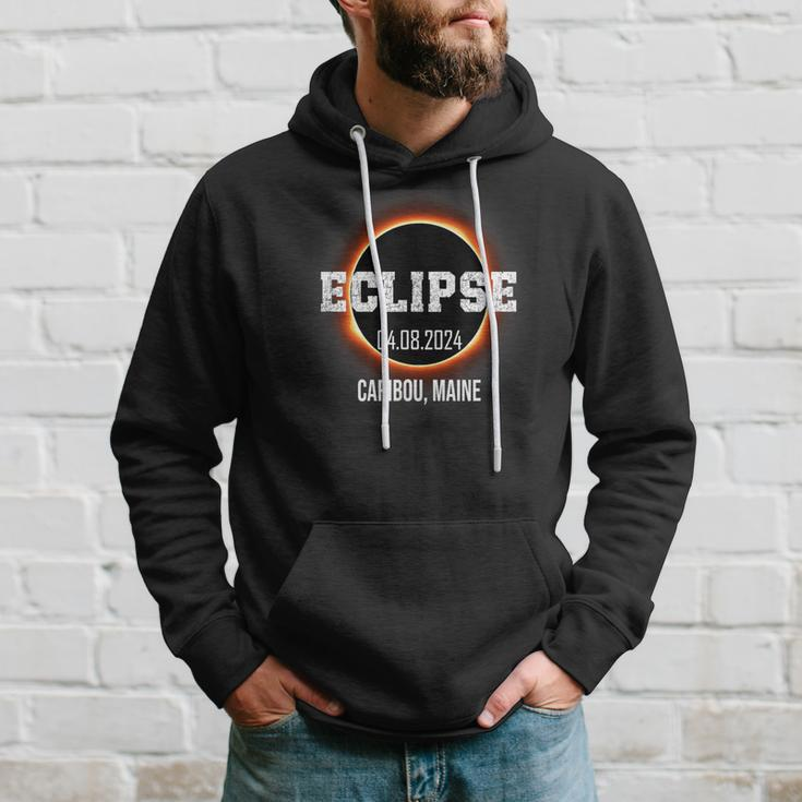 Total Solar Eclipse 2024 Caribou Maine Totality April 8 Hoodie Gifts for Him