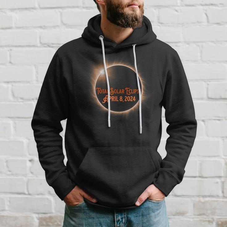 Total Solar Eclipse 2024 Illinois Pennsylvania Ohio New York Hoodie Gifts for Him