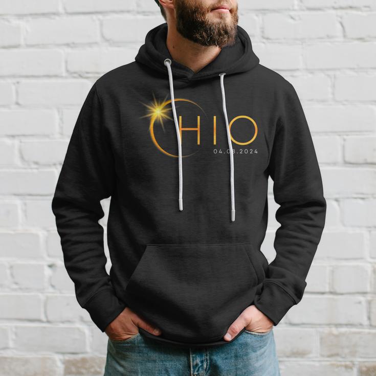Total Solar Eclipse 2024 State Ohio Totality April 8 2024 Hoodie Gifts for Him