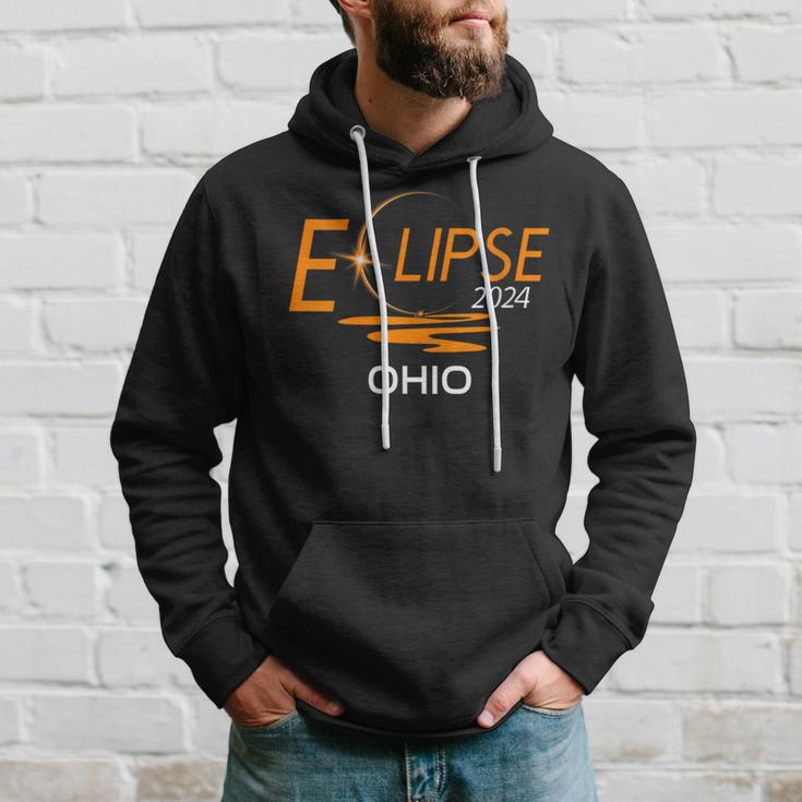 Total Solar Eclipse 2024 Usa Ohio Path Of Totality Hoodie Gifts for Him