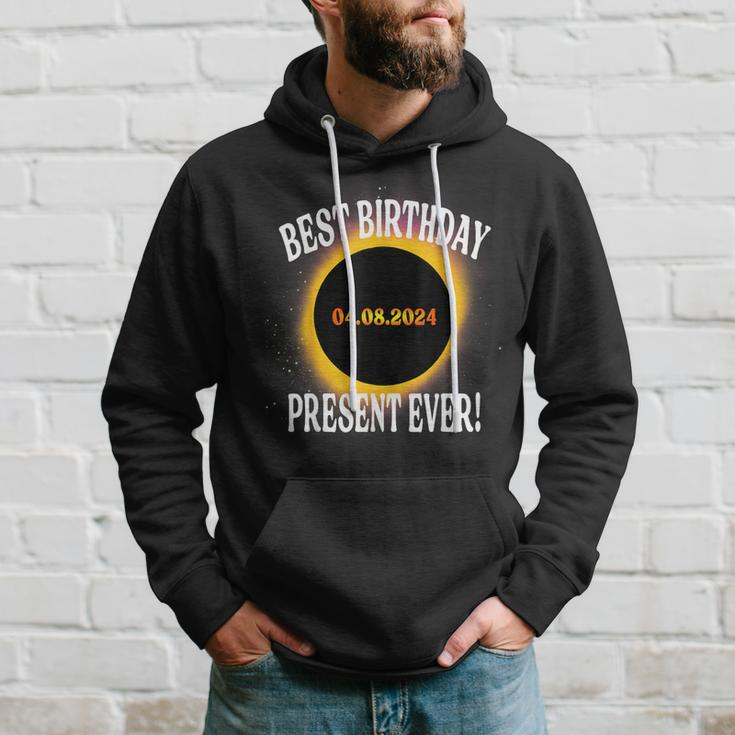 Total Solar Eclipse Best Birthday Present Ever April 8 2024 Hoodie Gifts for Him
