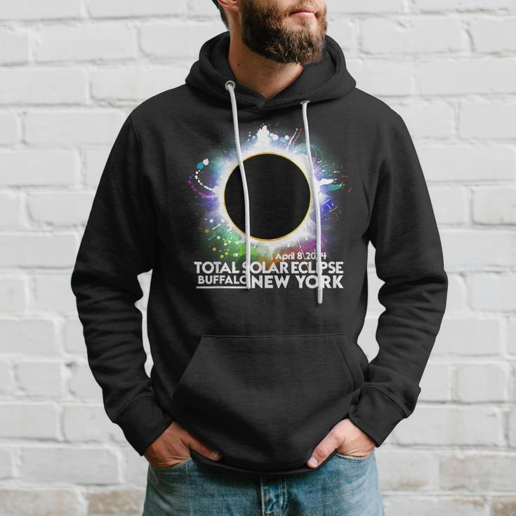 Total Solar Eclipse Buffalo New York April 8 2024 Totality Hoodie Gifts for Him