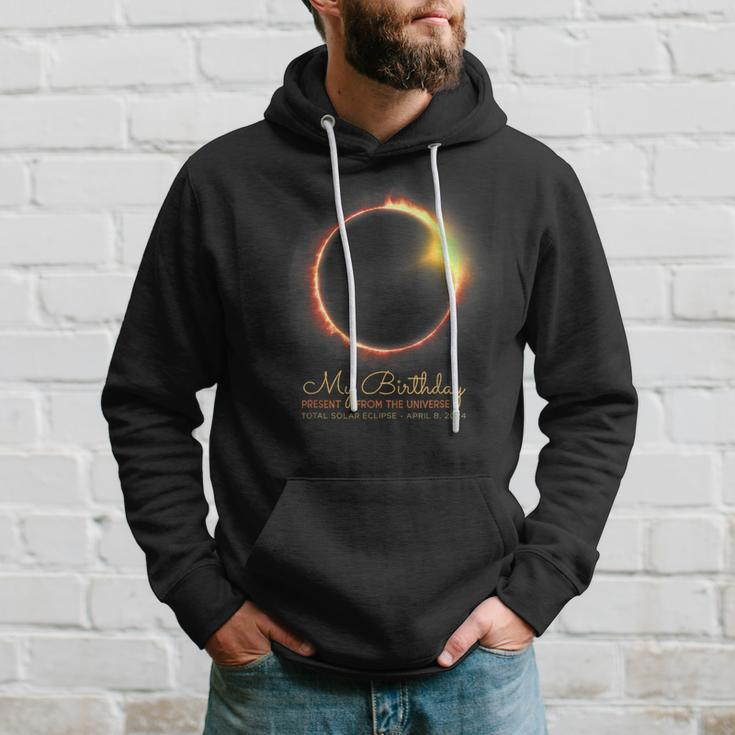 Total Solar Eclipse It's My Birthday April 8 2024 Hoodie Gifts for Him