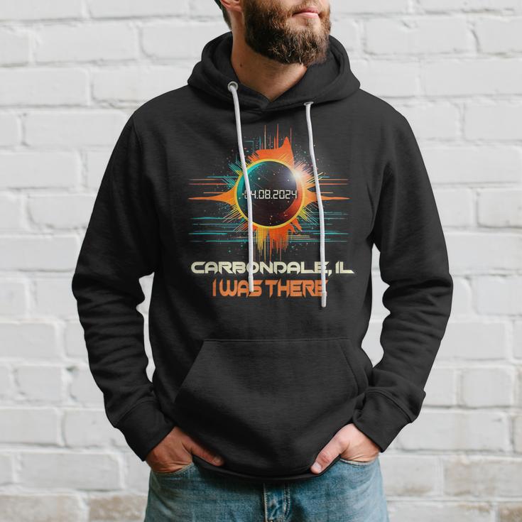 Total Solar Eclipse Retro Carbondale Illinois Il Hoodie Gifts for Him