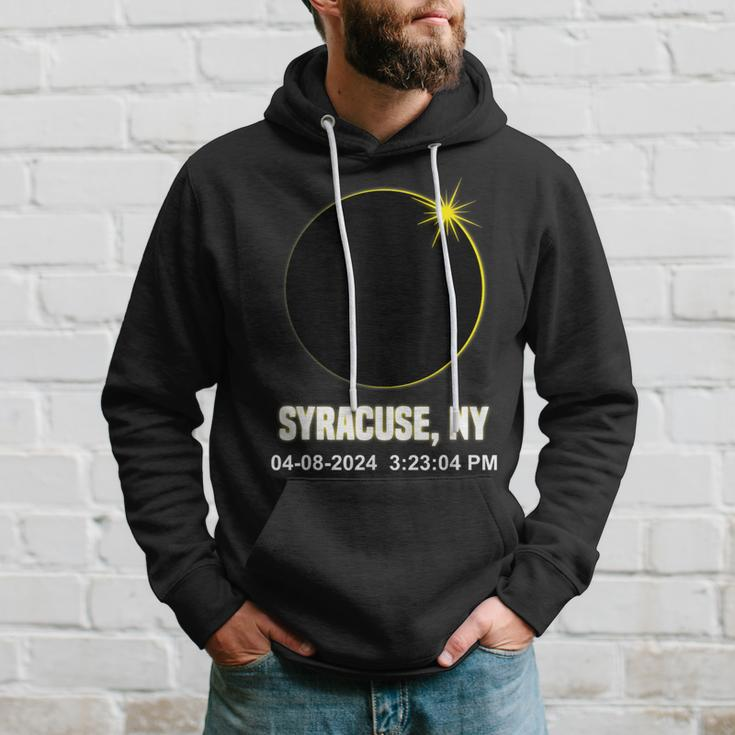 Total Solar Eclipse Syracuse 2024 New York Syracuse Eclipse Hoodie Gifts for Him