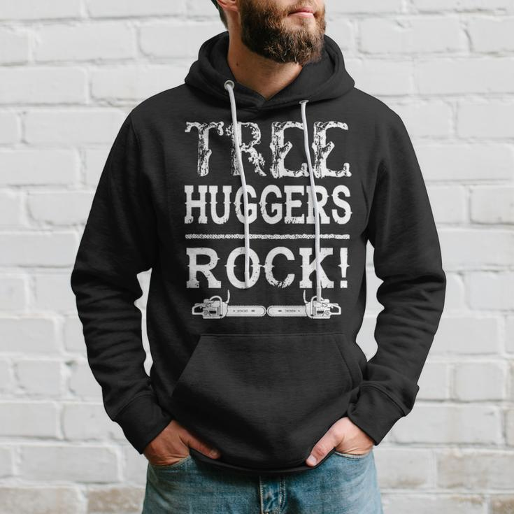 Tree Huggers Logger Hoodie Gifts for Him