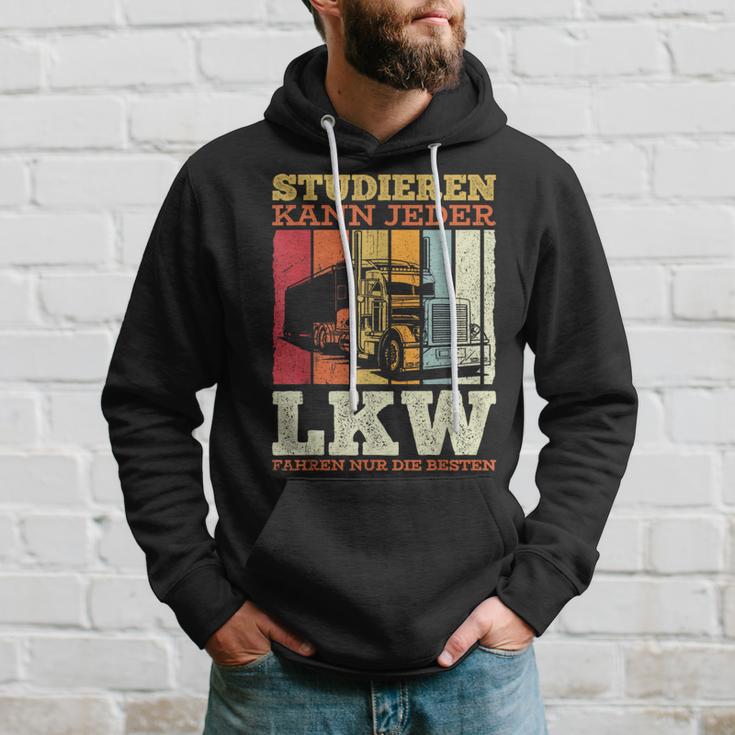 With Truck Driver Studier Kann Jeder Lruck Fahren Nur Die Besten Hoodie Geschenke für Ihn