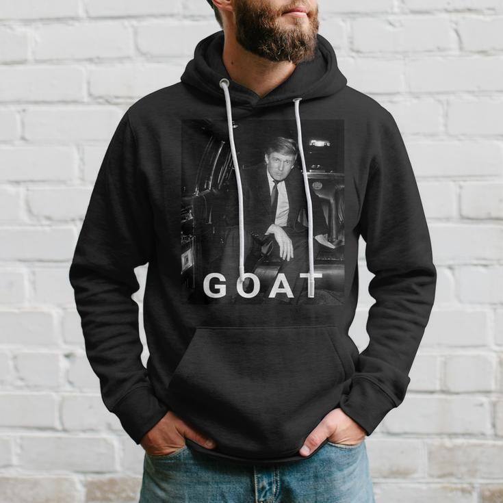 Trump Goat Republican Conservative Trump 2024 Hoodie Gifts for Him
