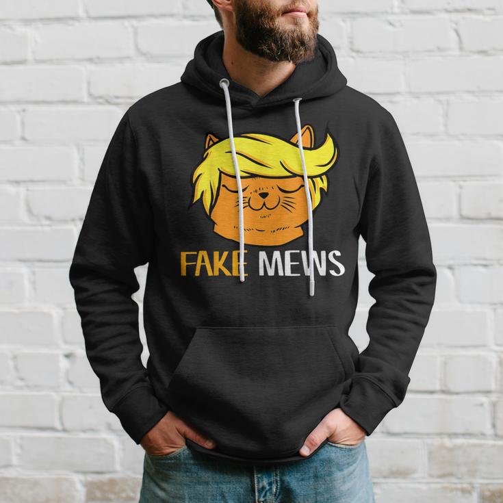 Trump Hair Cat 45 2020 Fake News Cool Pro Republicans Hoodie Gifts for Him