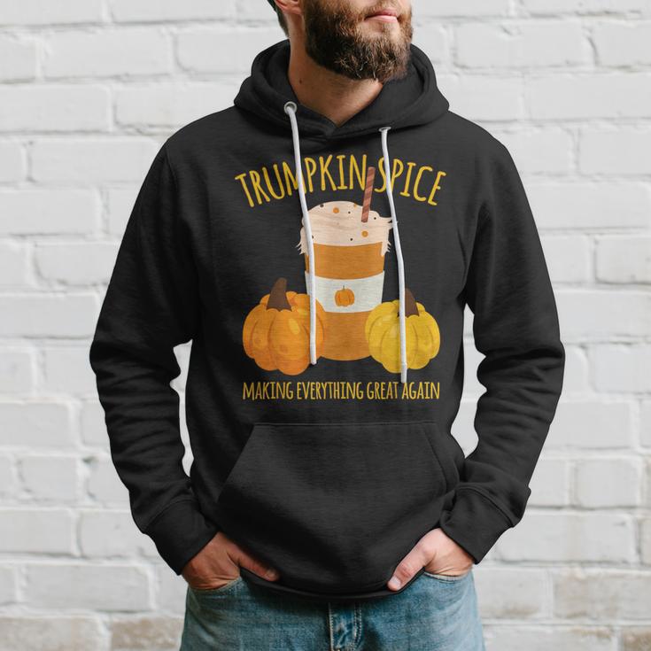 Trumpkin Spice Thanksgiving Making Everything Great Hoodie Gifts for Him