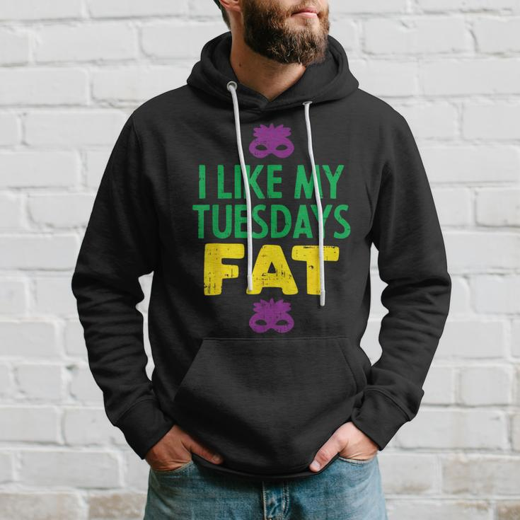 I Like My Tuesdays Fat Jester Mask Mardi Gras Carnival Hoodie Gifts for Him