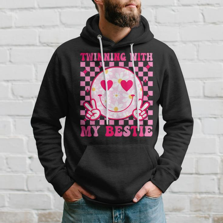 Twinning With My Bestie Matching Best Friend Bff Twins Day Hoodie Gifts for Him