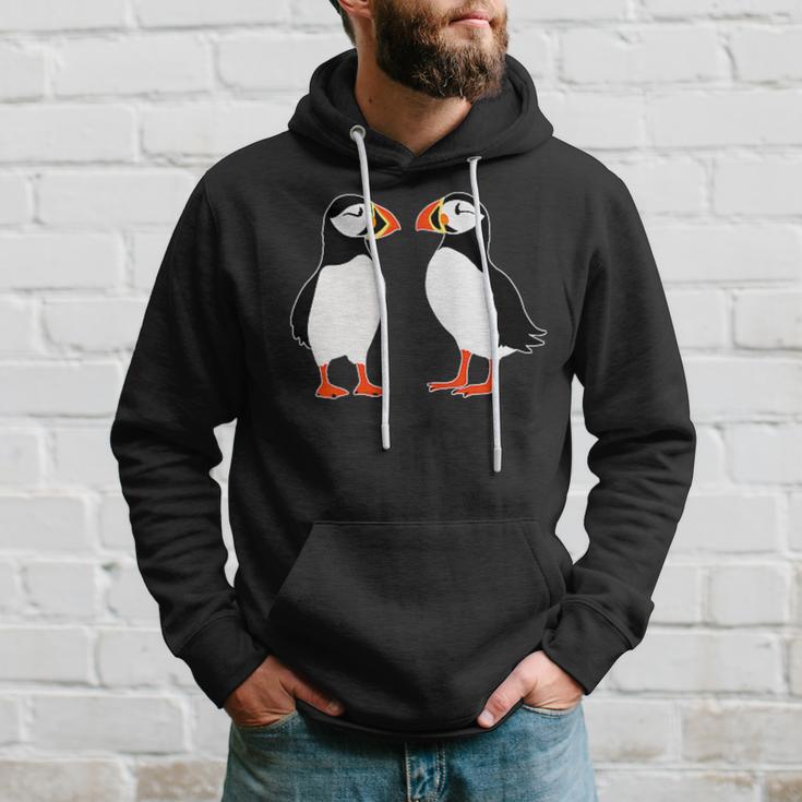 Two Cute Puffin Hoodie Geschenke für Ihn