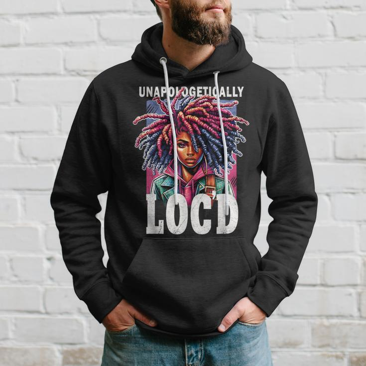 Unapologetically Loc'd Black History Melanin Black Queen Hoodie Gifts for Him