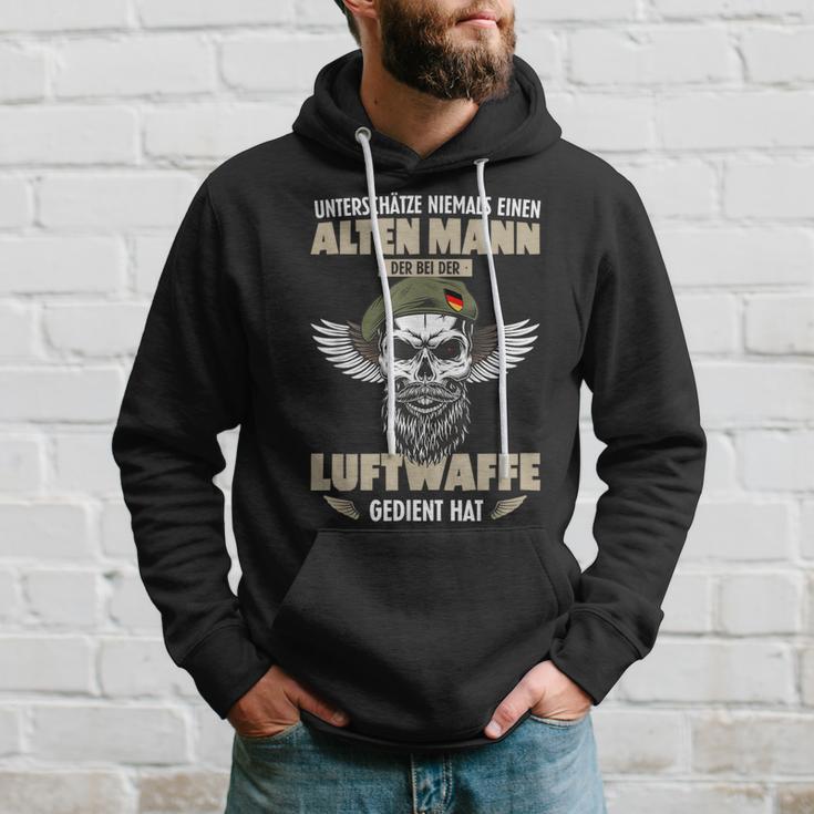 Underschätze Niemal Einen Stolzeneteran Der Luftwaffe Hoodie Geschenke für Ihn