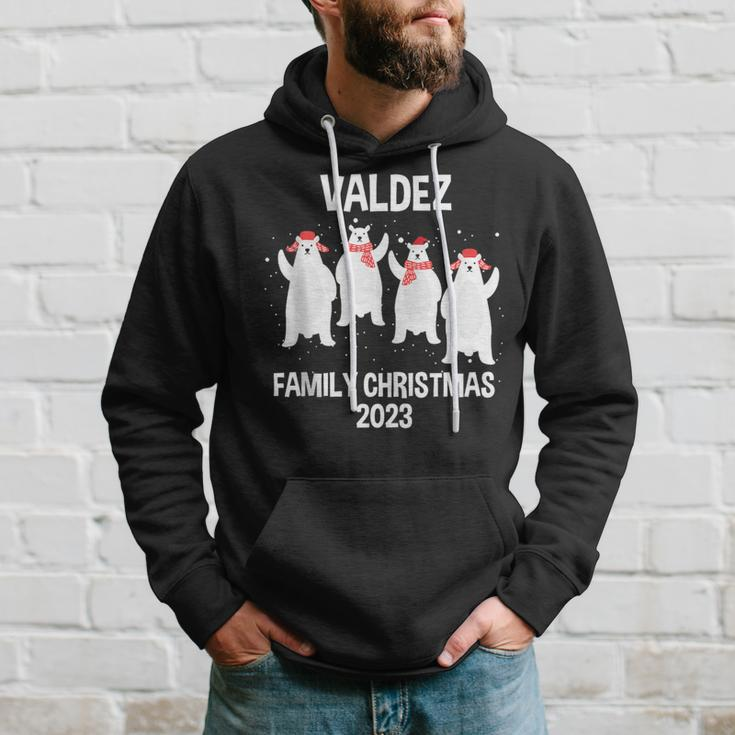 Valdez Family Name Valdez Family Christmas Hoodie Gifts for Him