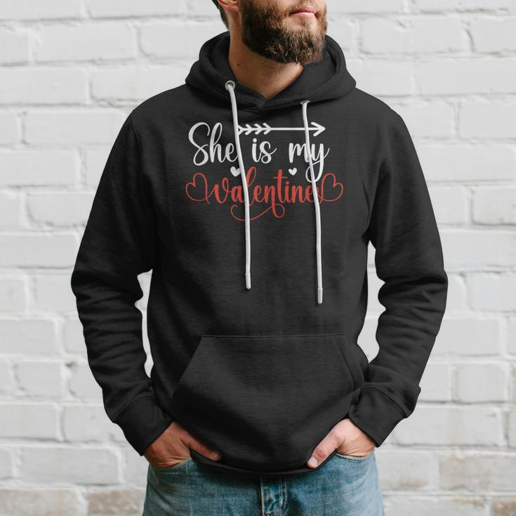 Valentine Couple Matching Him From Her He Is My Valentine Hoodie Gifts for Him