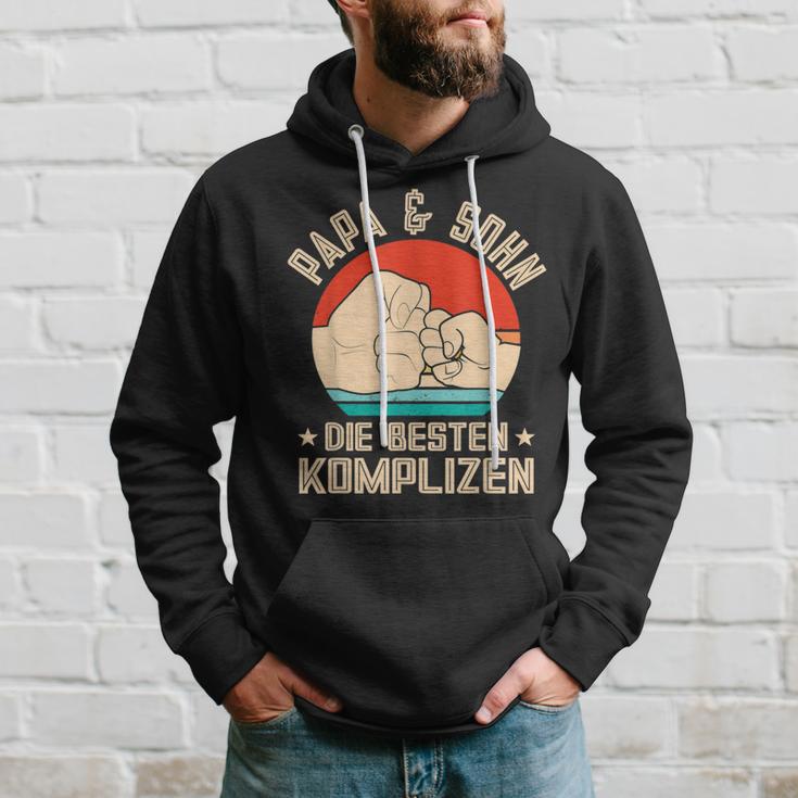 Vater Papa Sohn Kapuzenpullover Geschenke für Ihn