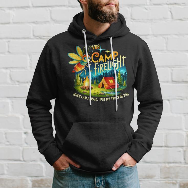 Vbs Camp Firework 2024 Camp Firelight Vacation Bible School Hoodie Gifts for Him