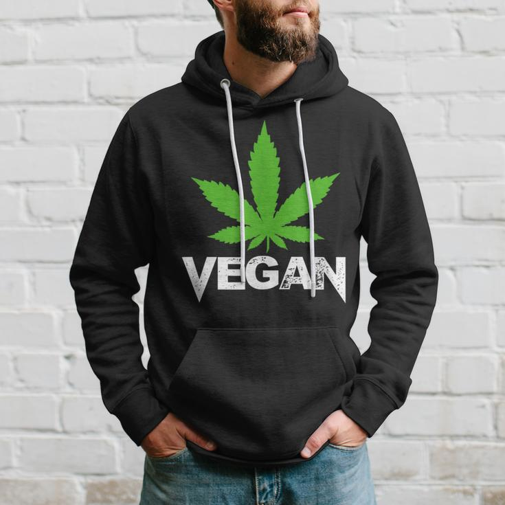 Vegan Marijuana Cannabis Weed Smoker Vegetarian Hoodie Gifts for Him