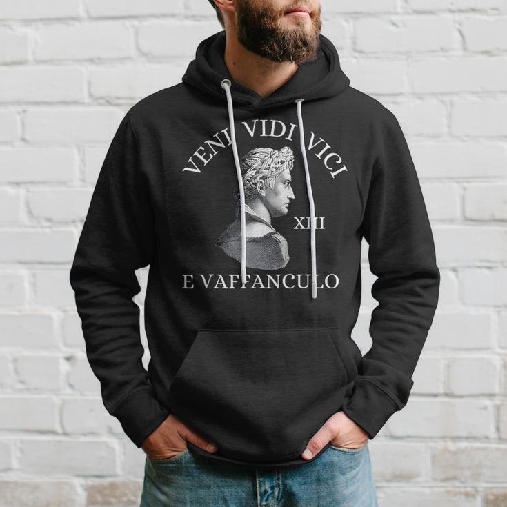 Veni Vidi Vici Xiii E Vaffanculo Black Hoodie Geschenke für Ihn