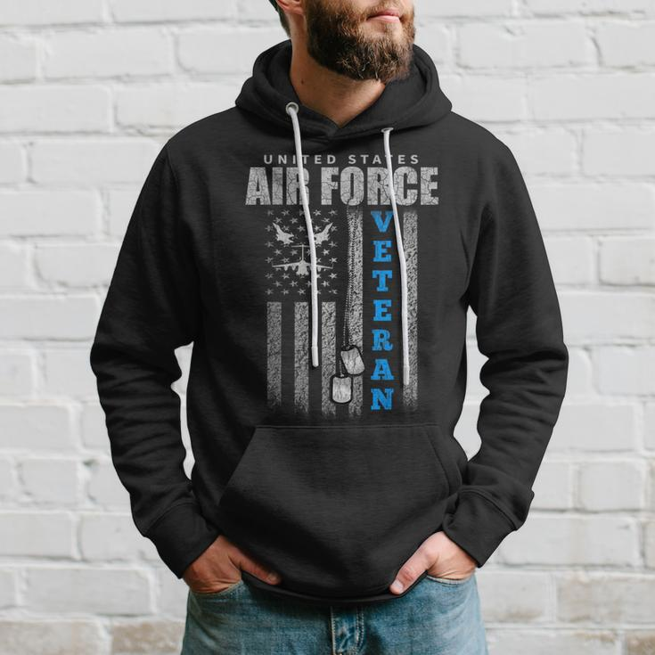 Veteran Of The Us Air Force Usa Flag Veterans Hoodie Gifts for Him