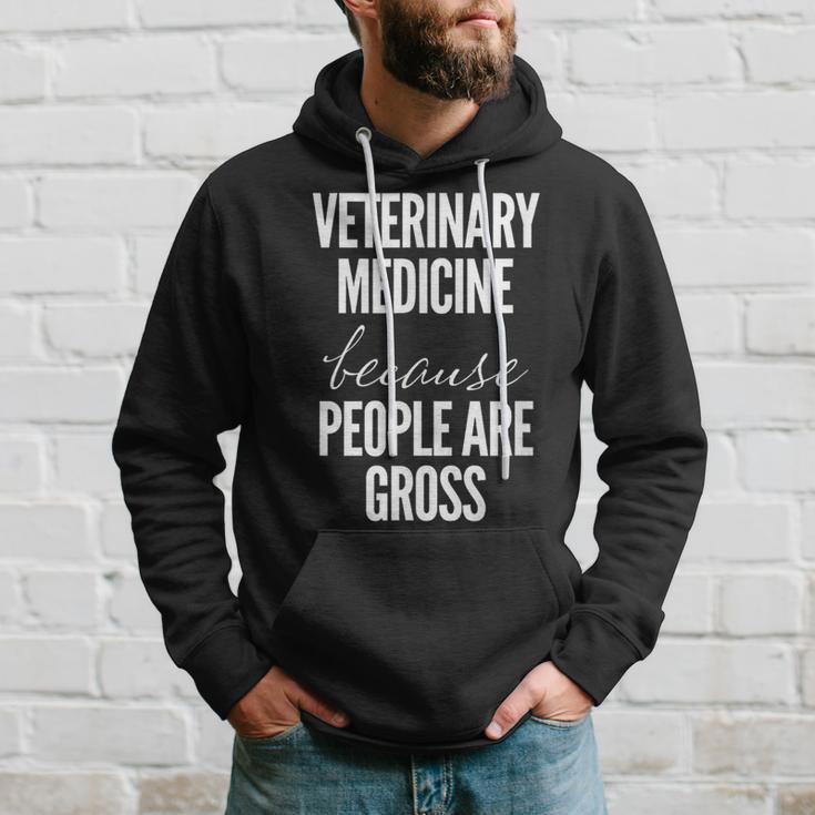 Veterinary Medicine Because People Are Gross Vet Hoodie Gifts for Him