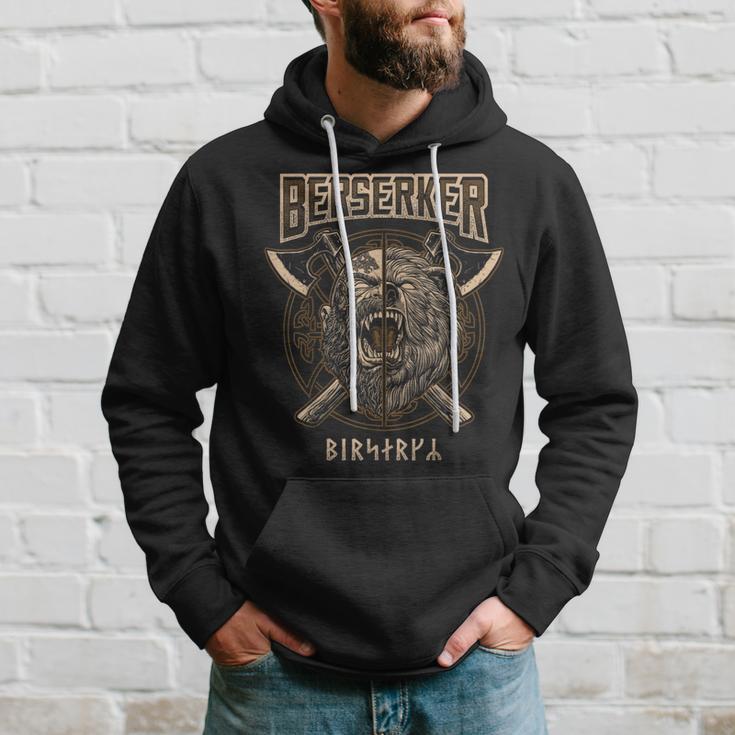 Viking Berserker Norse Pagan Bear Warrior Hoodie Geschenke für Ihn