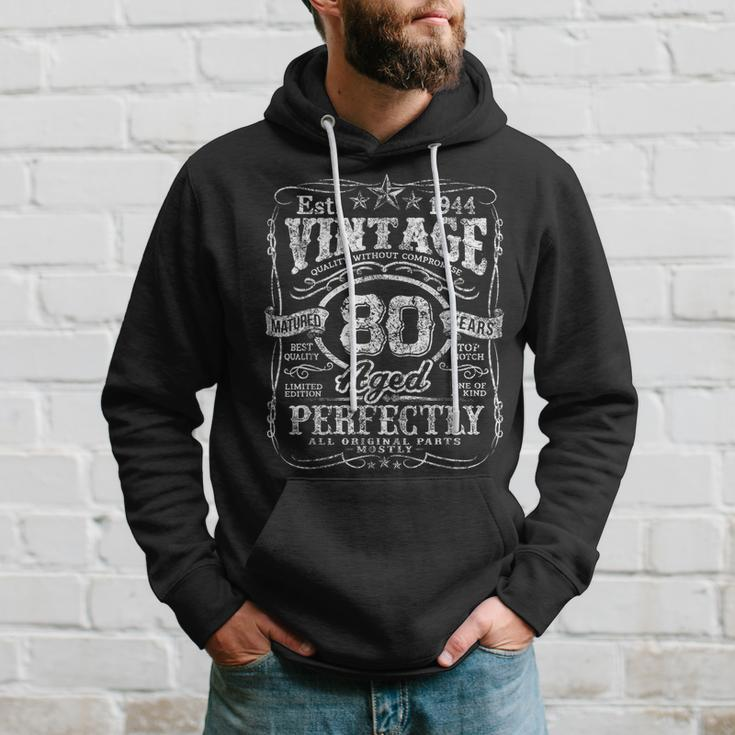Vintage 1944 Limited Edition 80 Year Old 80Th Birthday Hoodie Gifts for Him