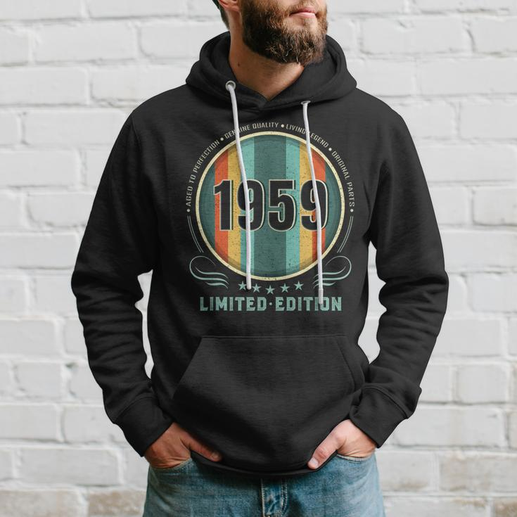 Vintage 1959 Limited Edition Bday 1959 Birthday Hoodie Gifts for Him