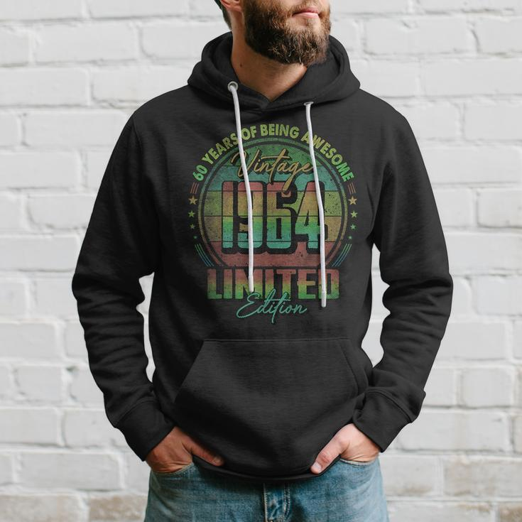 Vintage 1964 Limited Edition 60 Year Old 60Th Birthday Hoodie Gifts for Him