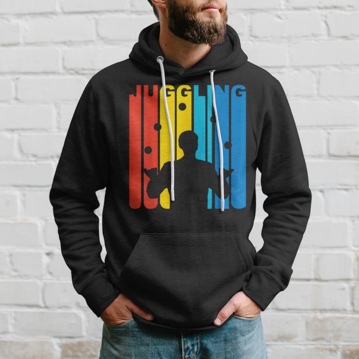 Vintage 1970 'S Juggling Juggling Hoodie Geschenke für Ihn