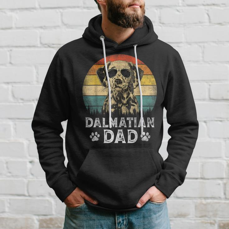 Vintage Dalmatian Dad Dog Lovers Father's Day Hoodie Gifts for Him