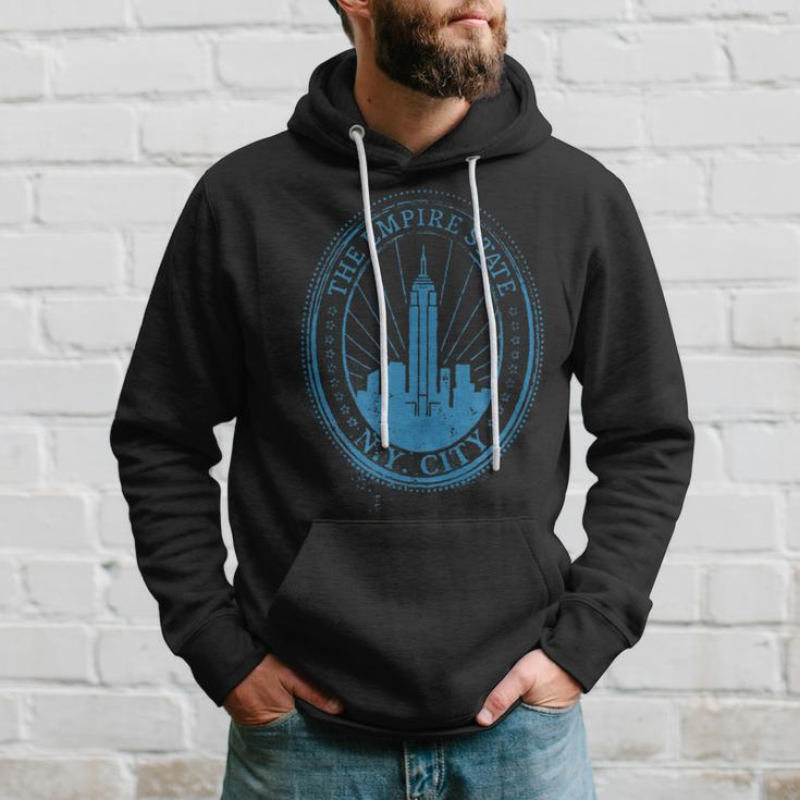 Vintage Look Empire State Building Hoodie Gifts for Him